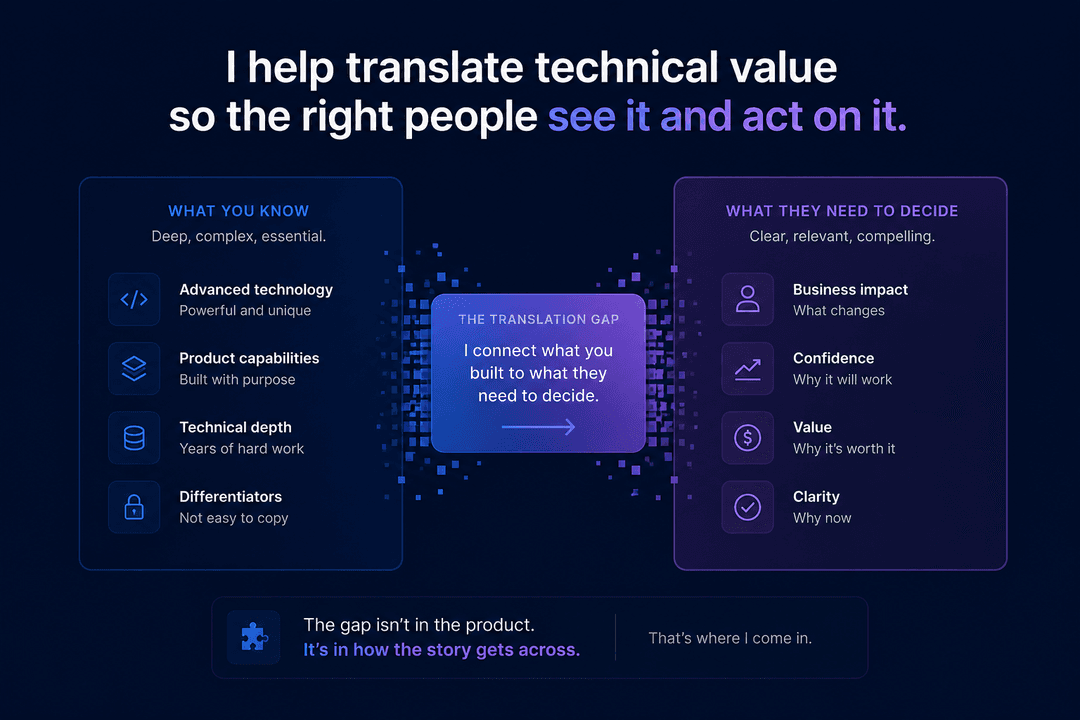 Translating technical value
